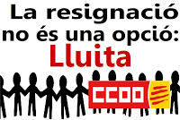 ccoo contra retallades contra resignació lluita