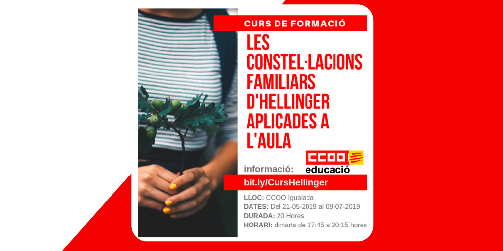 Curs de formació: Les constel·lacions familiars d’Hellinger aplicades a l’aula