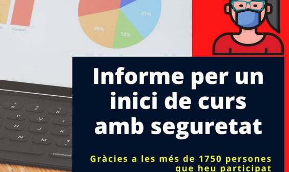 Informe “Per un inici de curs amb seguretat” Informe CCOO Per un inici de curs amb seguretat
